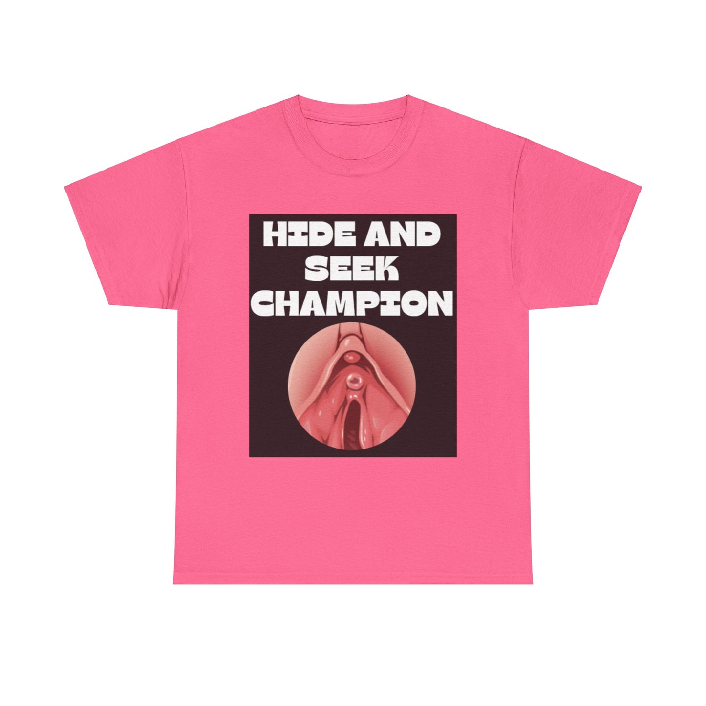 Hide and Seek Champ - Unisex Cotton T-Shirt