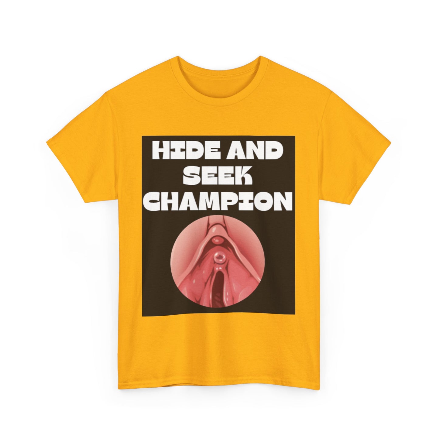 Hide and Seek Champ - Unisex Cotton T-Shirt