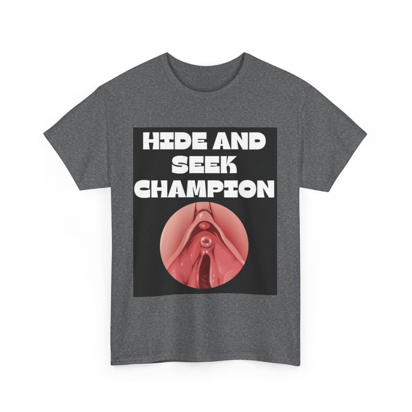 Hide and Seek Champ - Unisex Cotton T-Shirt