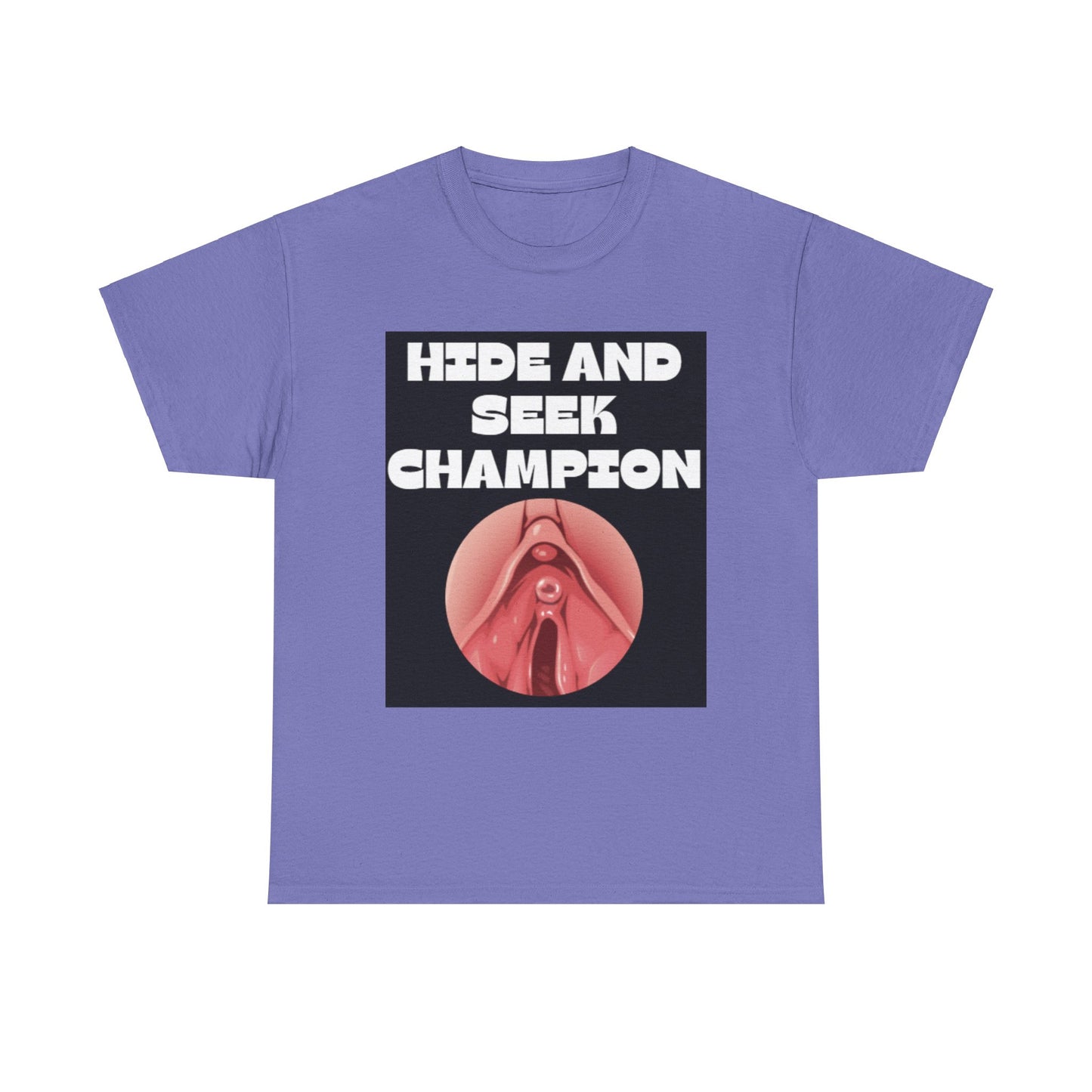 Hide and Seek Champ - Unisex Cotton T-Shirt