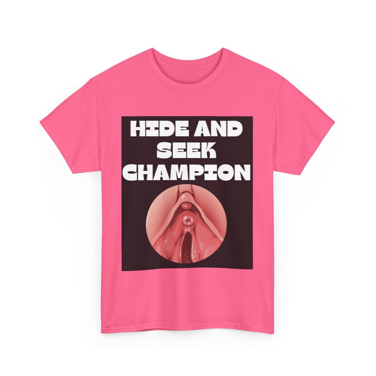 Hide and Seek Champ - Unisex Cotton T-Shirt