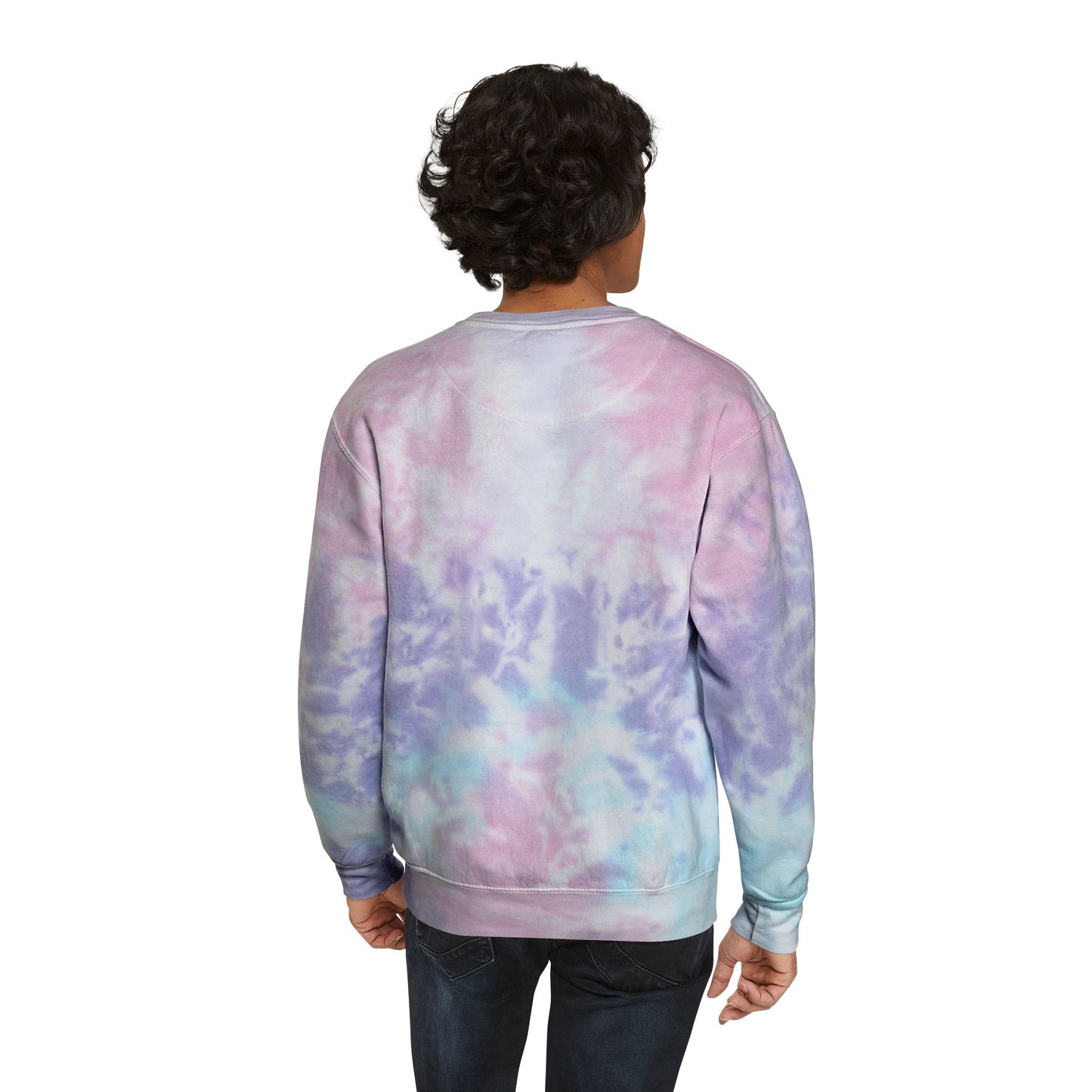 "Go Away" Care Bears Tie-Dye Sweatshirt | Sarcastic Pastel Crewneck | Cozy 90s Cartoon Sweater