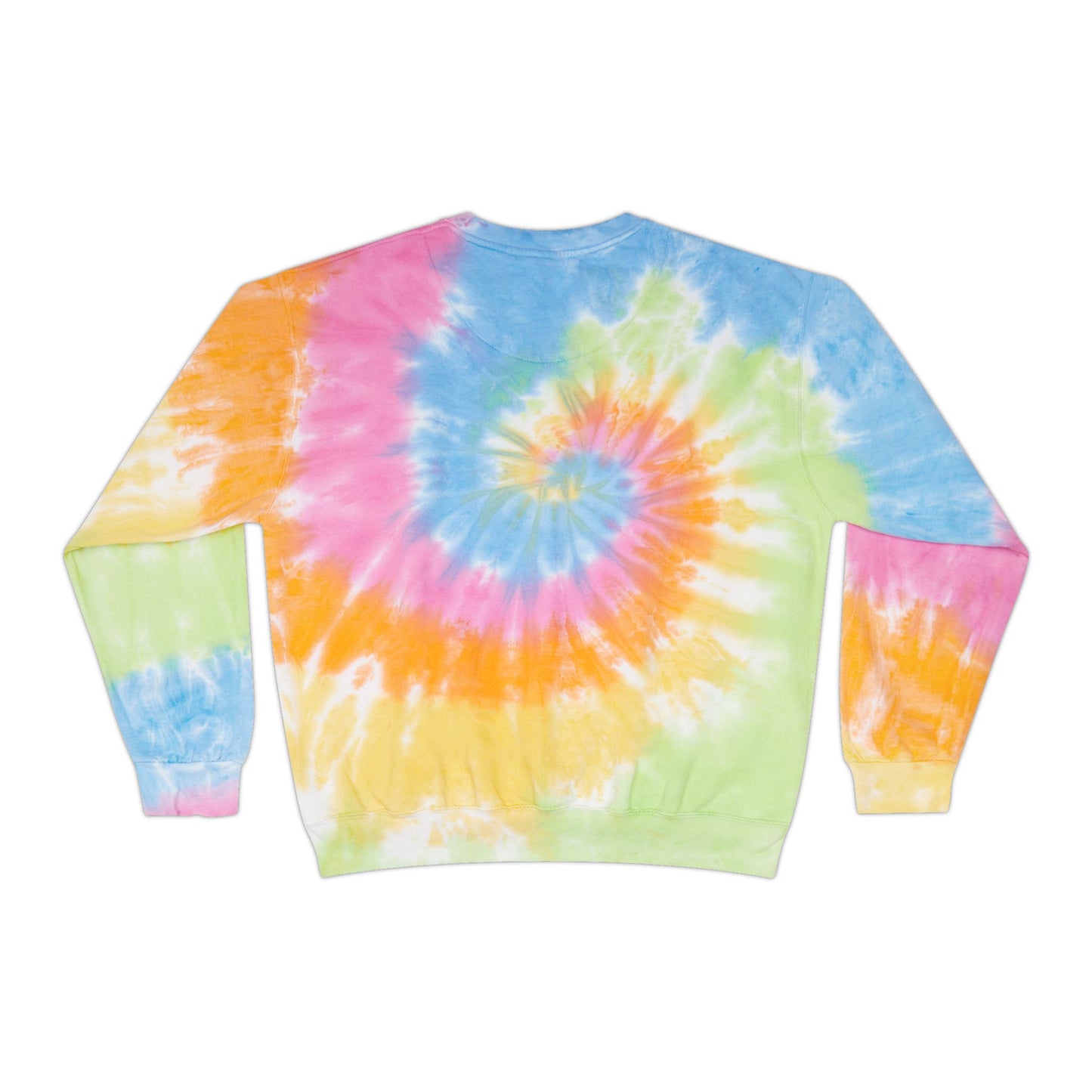 "Go Away" Care Bears Tie-Dye Sweatshirt | Sarcastic Pastel Crewneck | Cozy 90s Cartoon Sweater