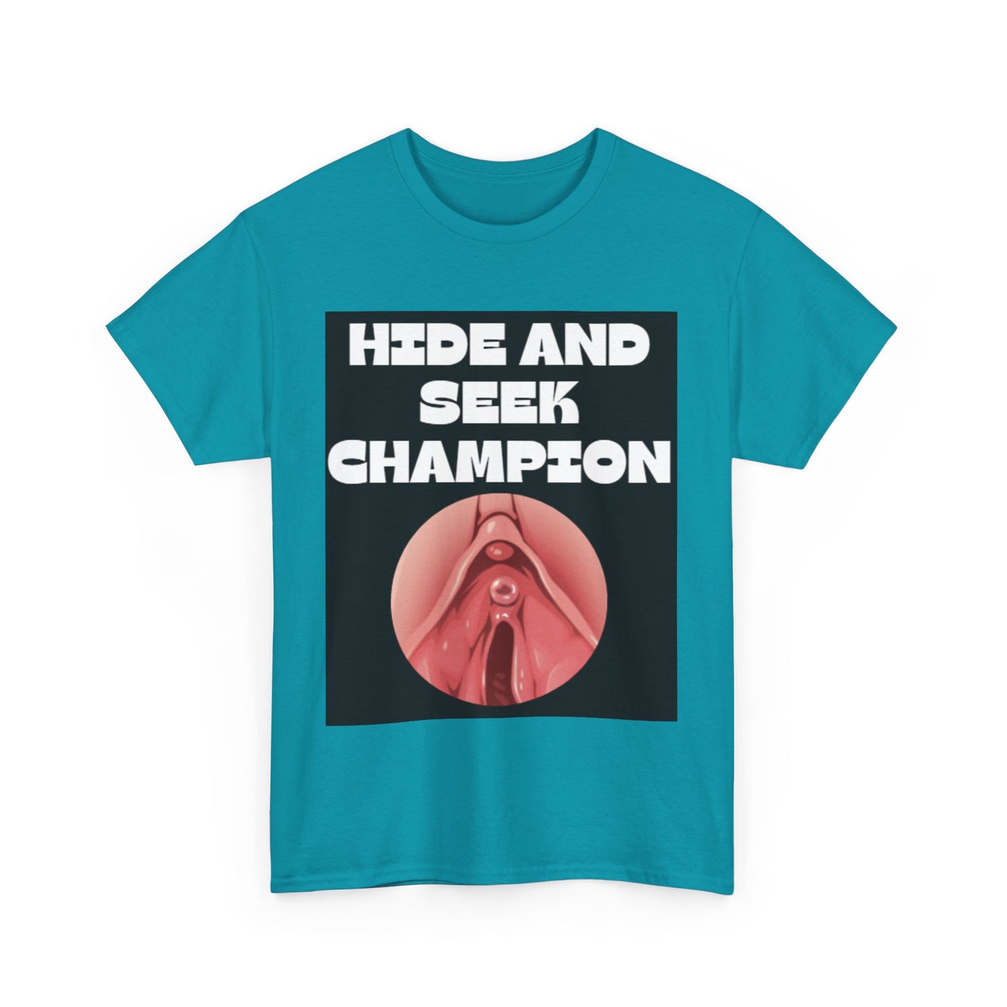 Hide and Seek Champ - Unisex Cotton T-Shirt