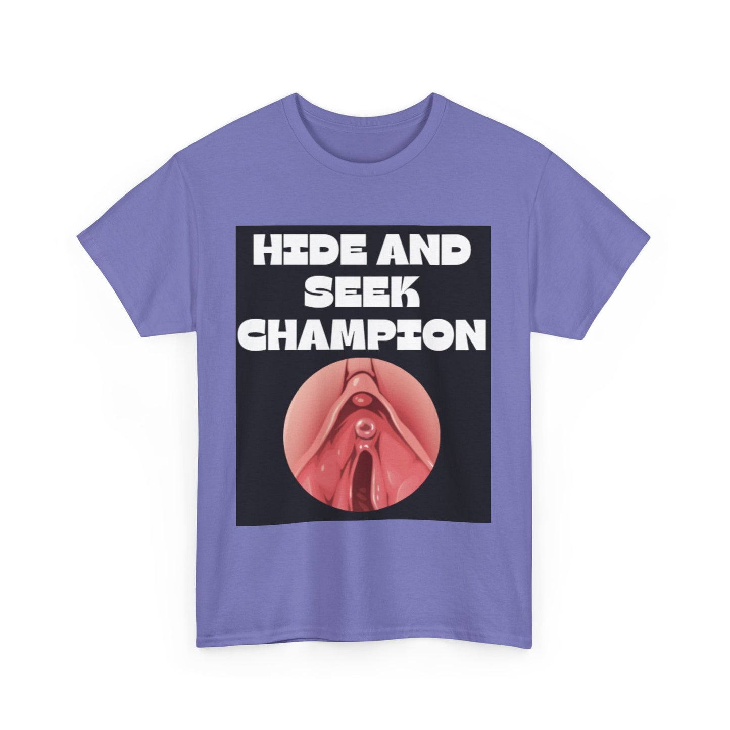 Hide and Seek Champ - Unisex Cotton T-Shirt