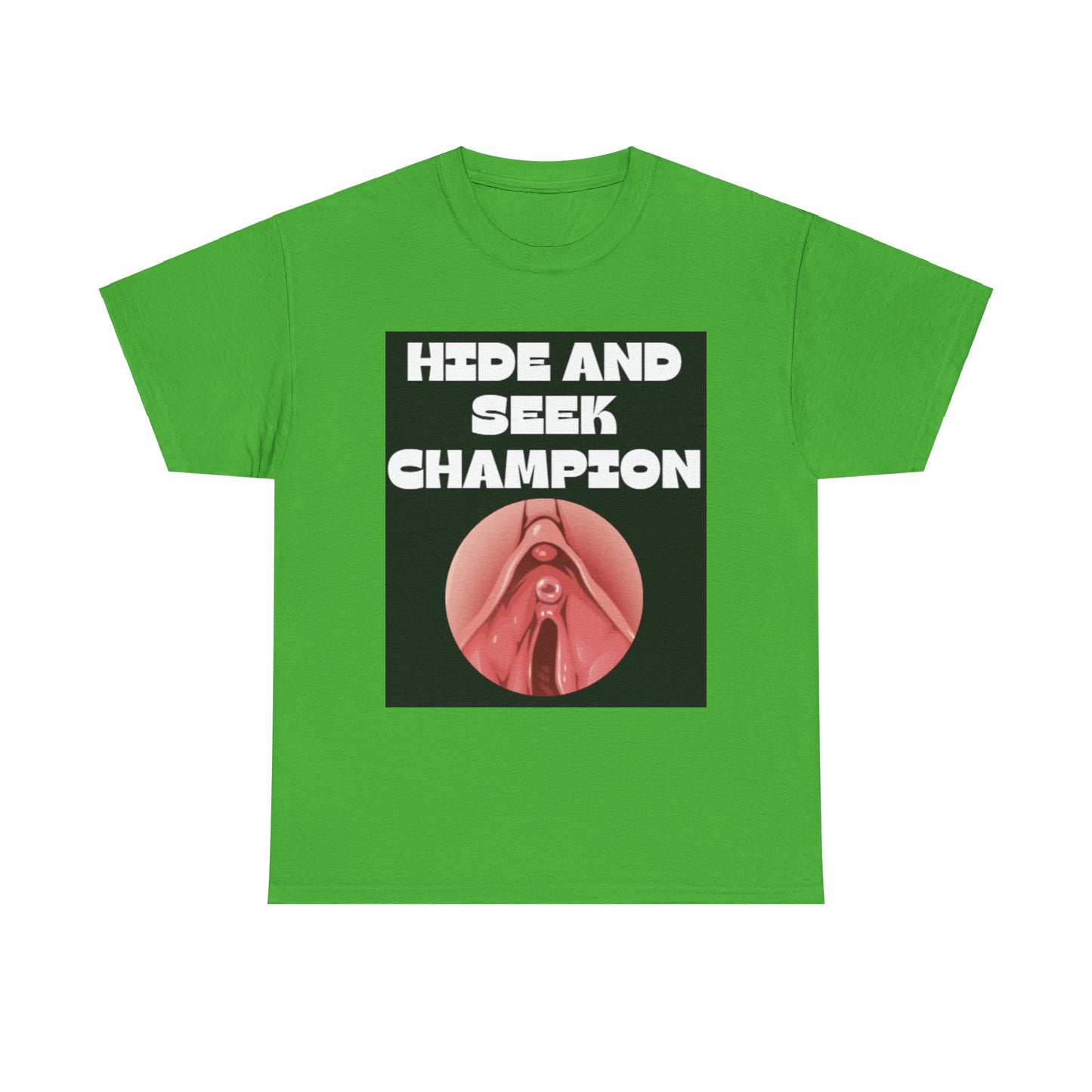 Hide and Seek Champ - Unisex Cotton T-Shirt