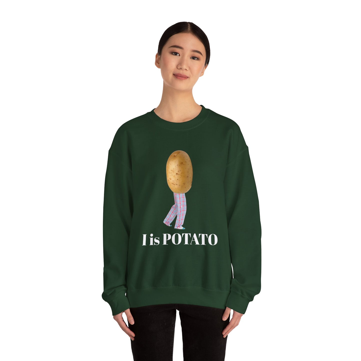 I IS POTATO - Unisex Crewneck Sweater