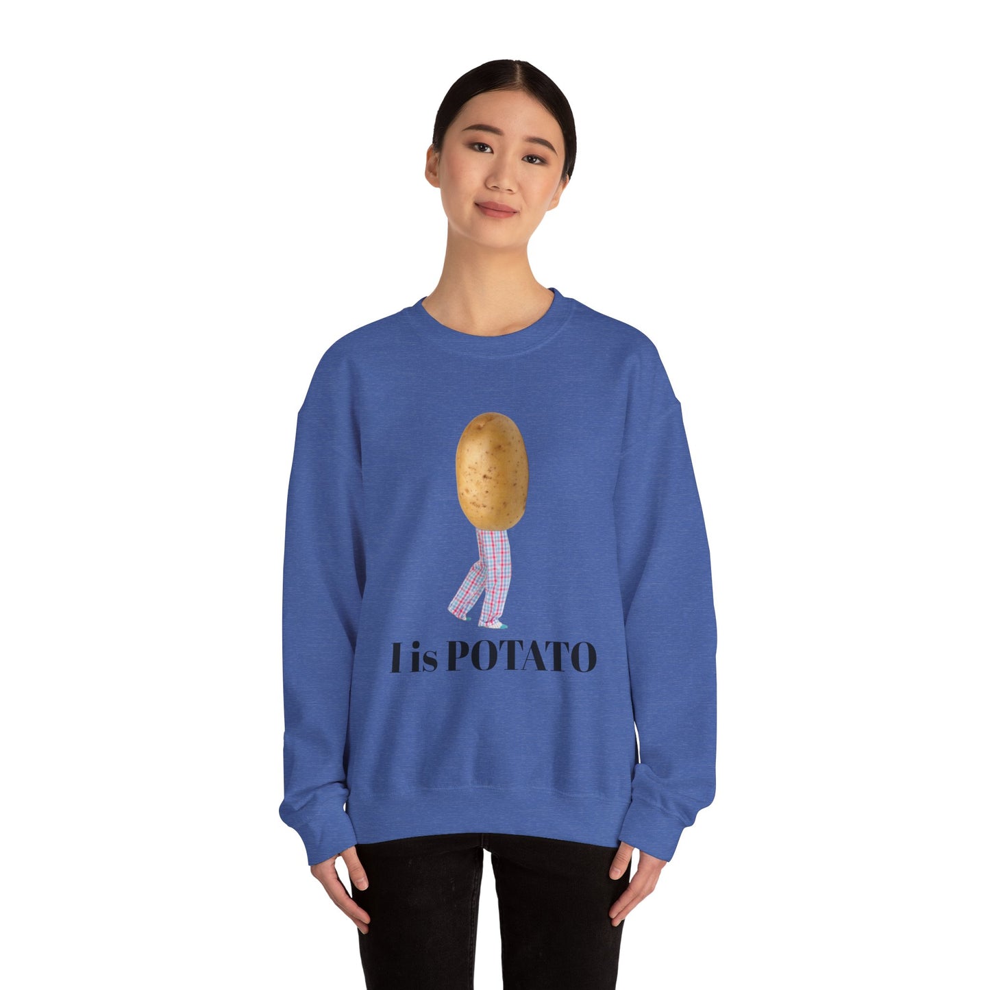 I IS POTATO - Unisex Crewneck Sweater