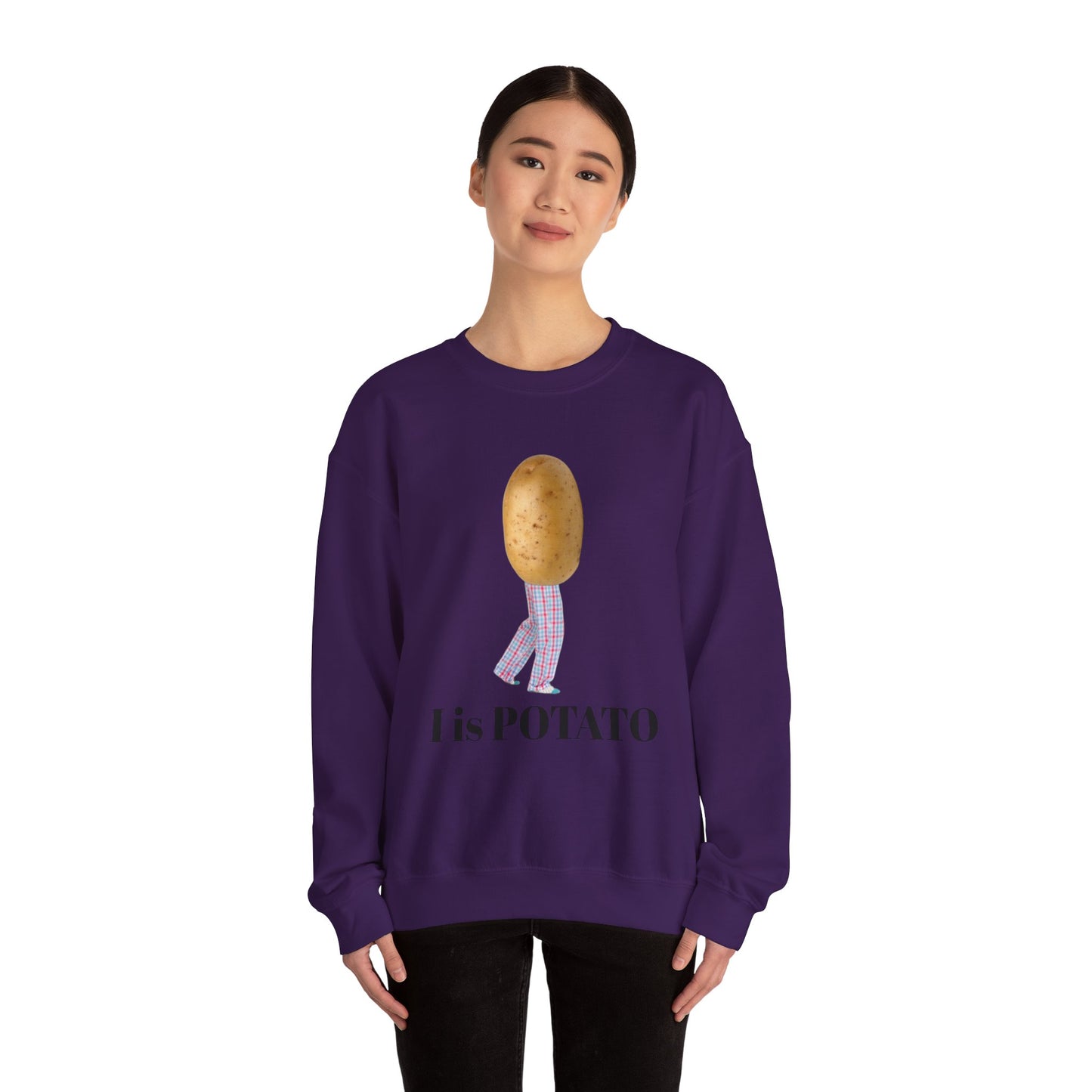 I IS POTATO - Unisex Crewneck Sweater