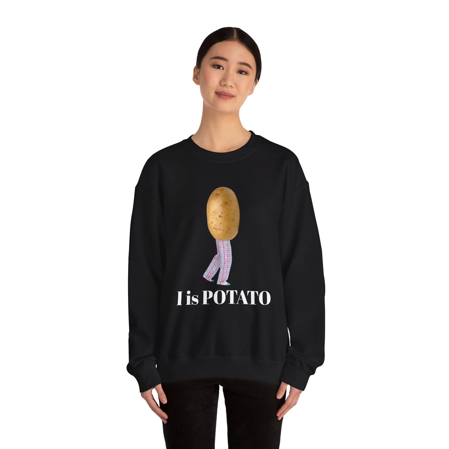 I IS POTATO - Unisex Crewneck Sweater