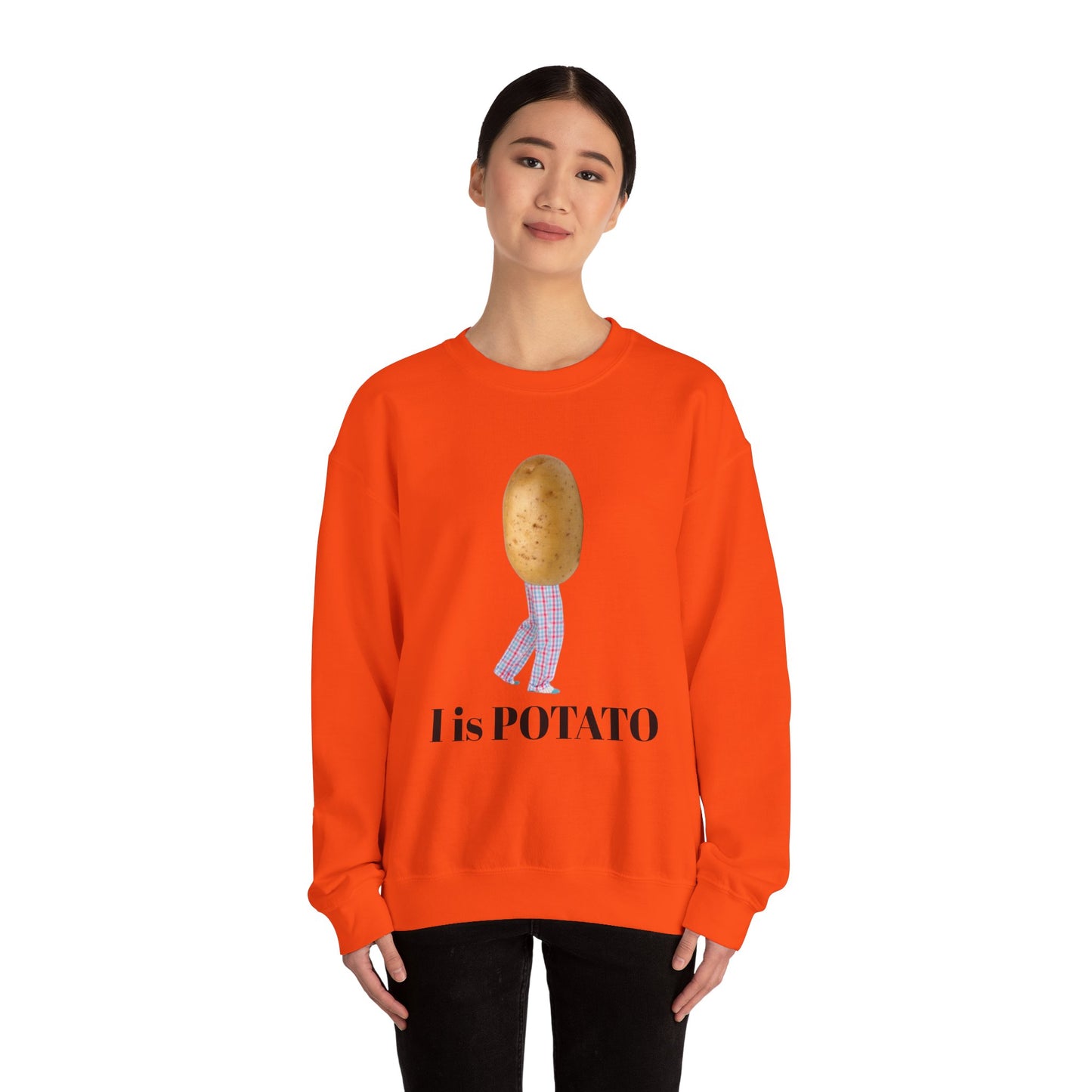 I IS POTATO - Unisex Crewneck Sweater
