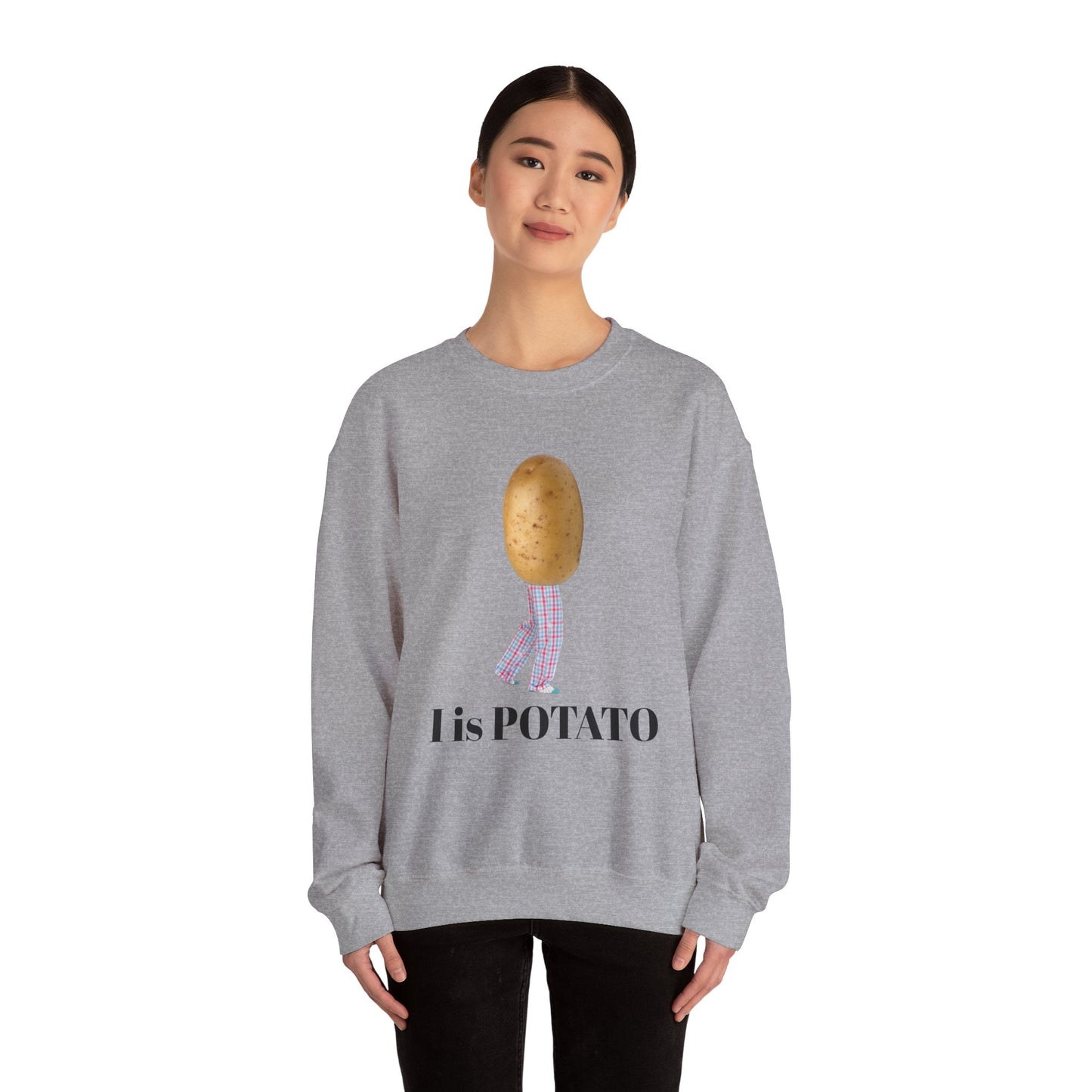 I IS POTATO - Unisex Crewneck Sweater