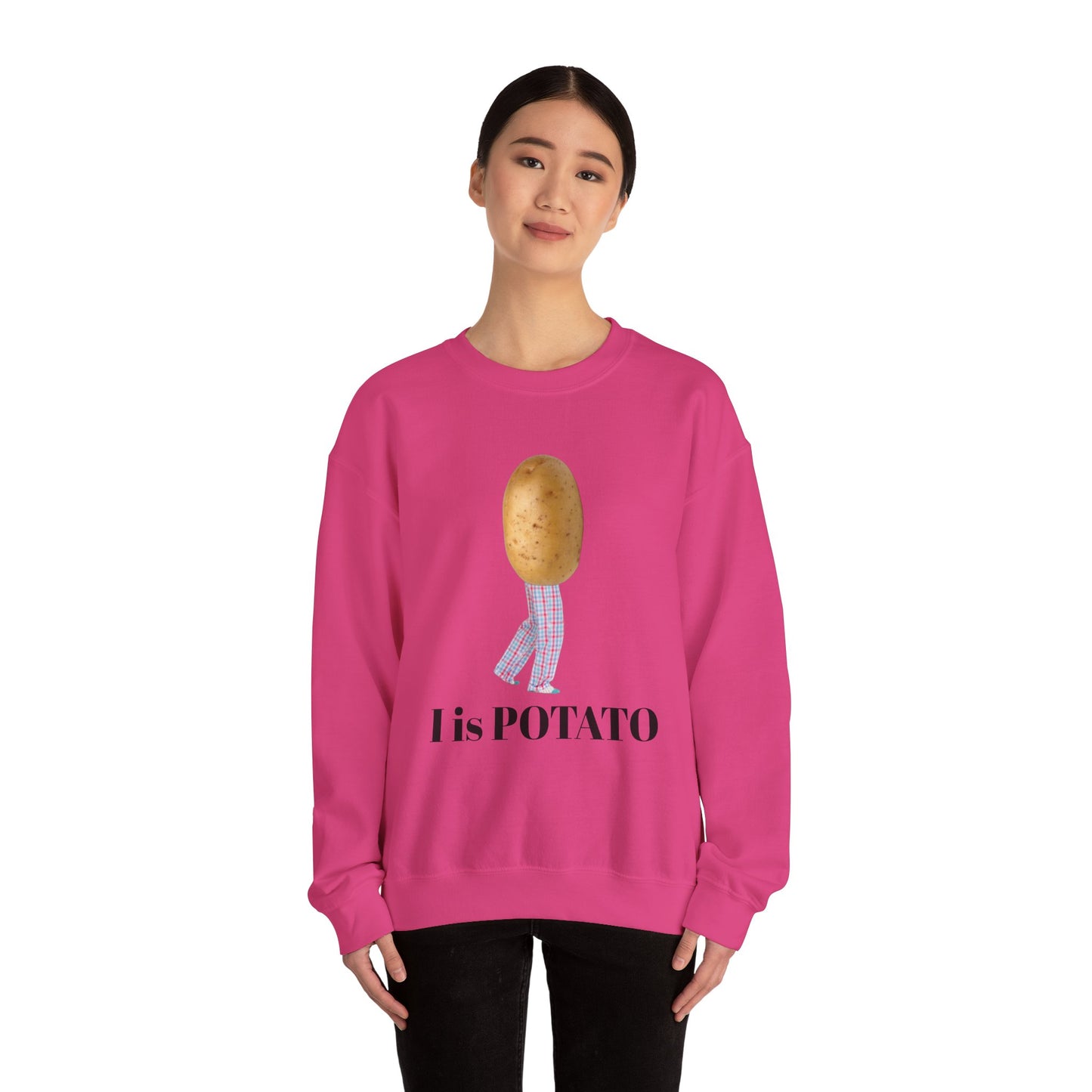 I IS POTATO - Unisex Crewneck Sweater