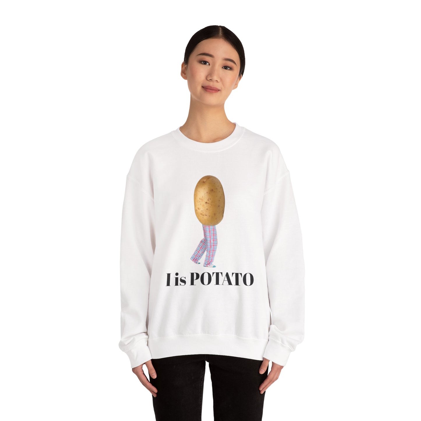I IS POTATO - Unisex Crewneck Sweater