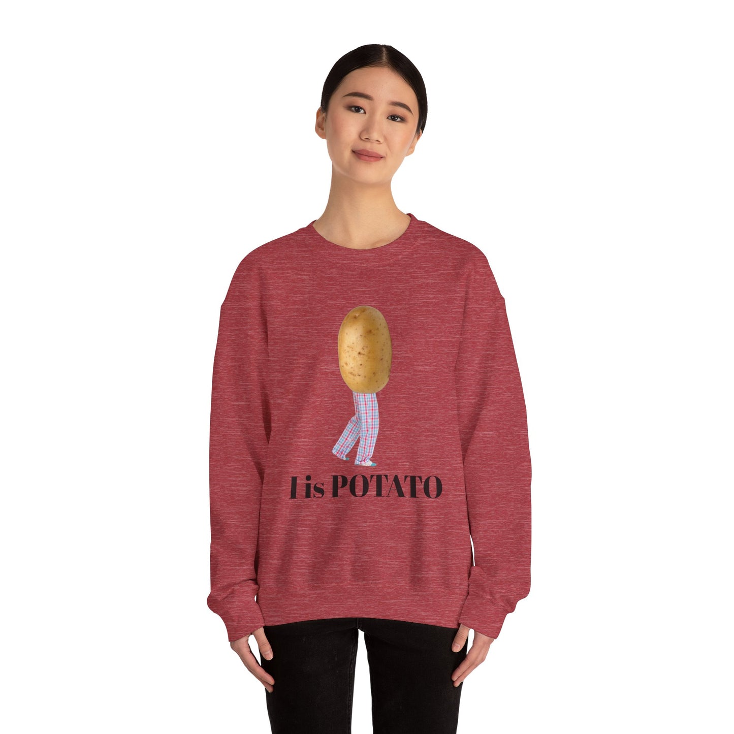 I IS POTATO - Unisex Crewneck Sweater