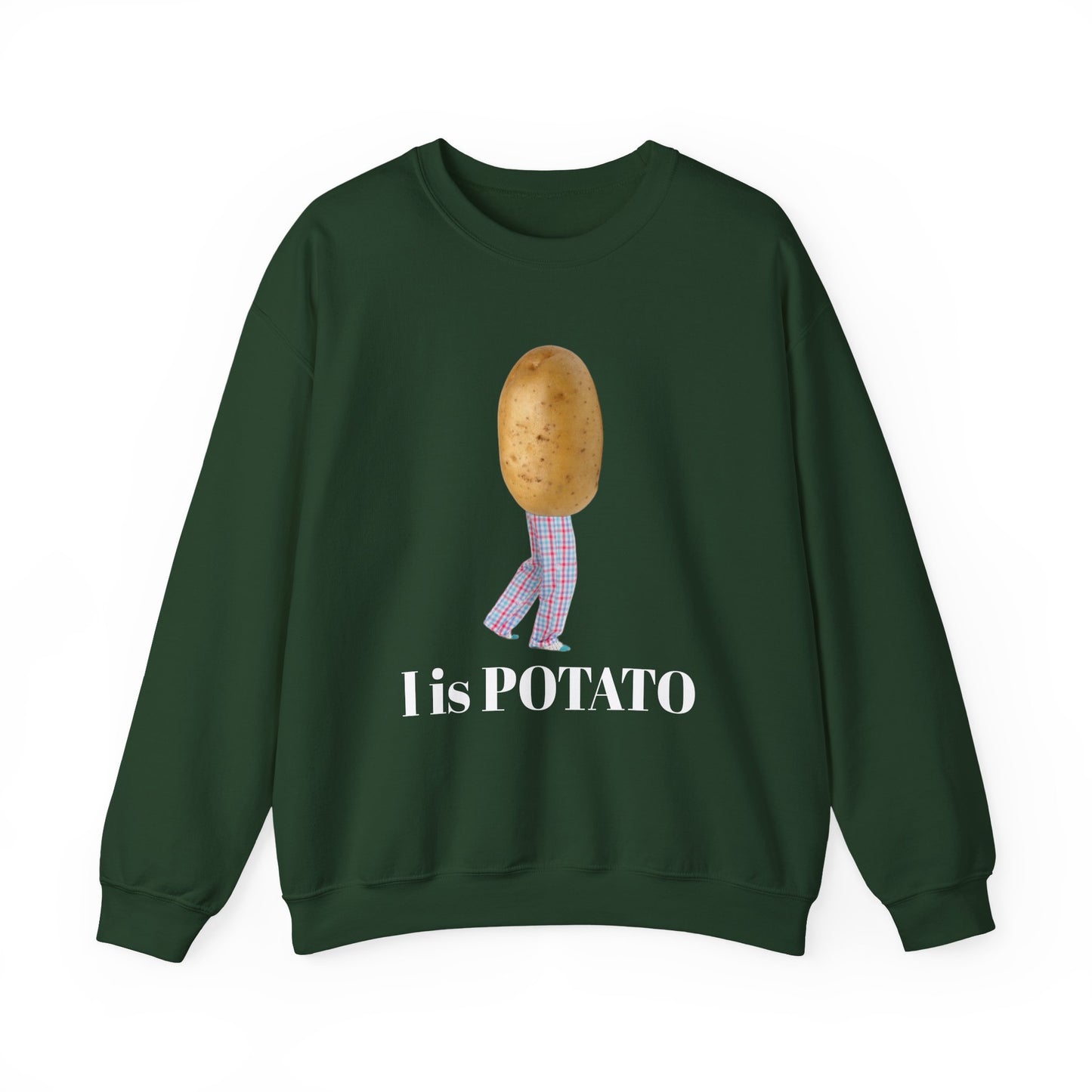 I IS POTATO - Unisex Crewneck Sweater